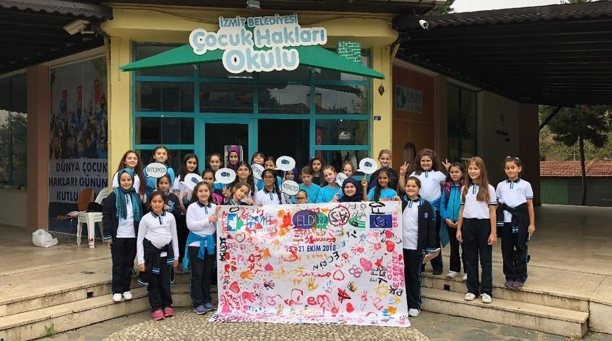 &Ccedil;ocuk Hakları Okulu 85 &ouml;ğrenciyi ağırladı