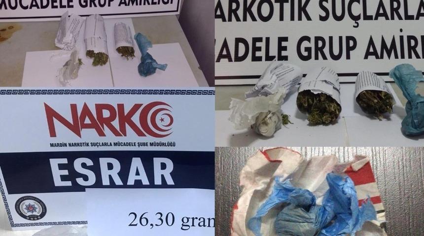 Mardin’de uyuşturucu operasyonları: 10 gözaltı