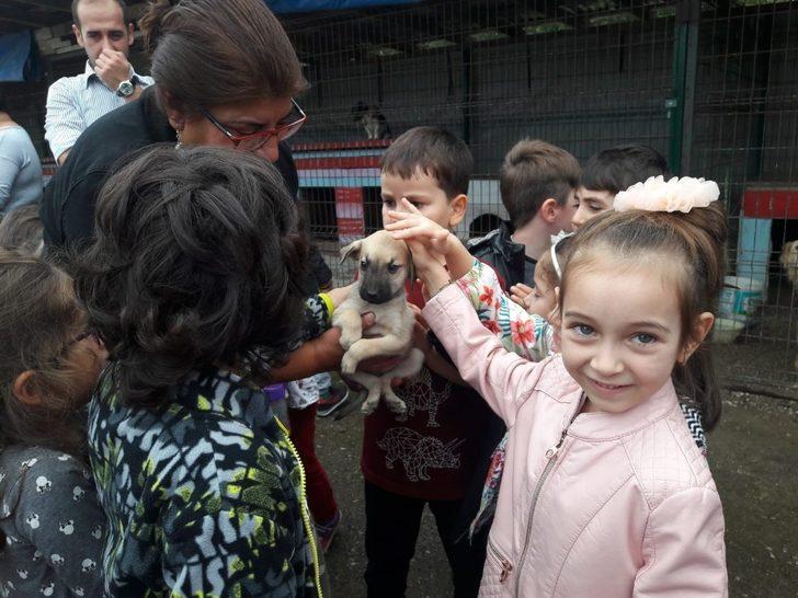 Anaokulu öğrencilerine hayvan sevgisi aşılandı G3