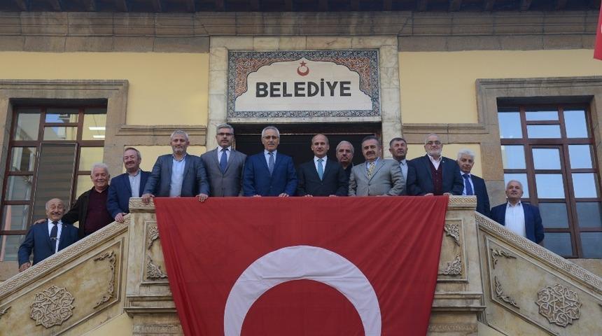 Muhtarlardan Çorum Belediyesi’ne ziyaret