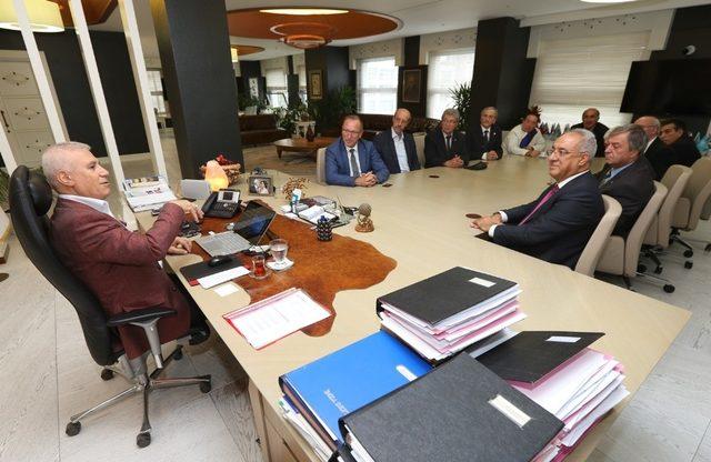 DSP Genel Başkanı Aksakal’dan Başkan Bozbey’e ziyaret