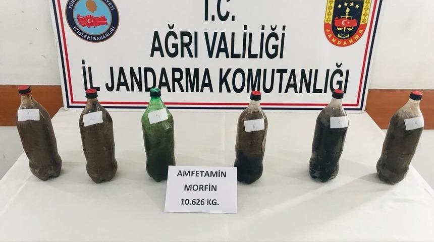 Ağrı&rsquo;da 10 kilo 626 gram eroin ele ge&ccedil;irildi