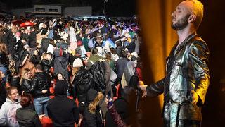 Mabel Matiz yağmura aldırmadı!