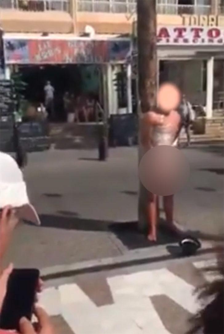 Yeni damadı çırılçıplak ağaca bağladılar! G4