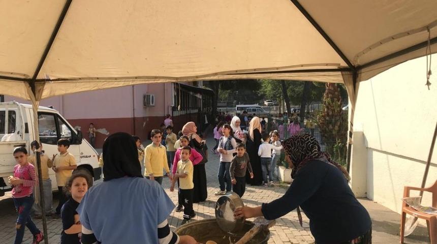 K&ouml;şk Adnan Menderes İlkokulu Suriyeli &ccedil;ocuklar i&ccedil;in seferber oldu