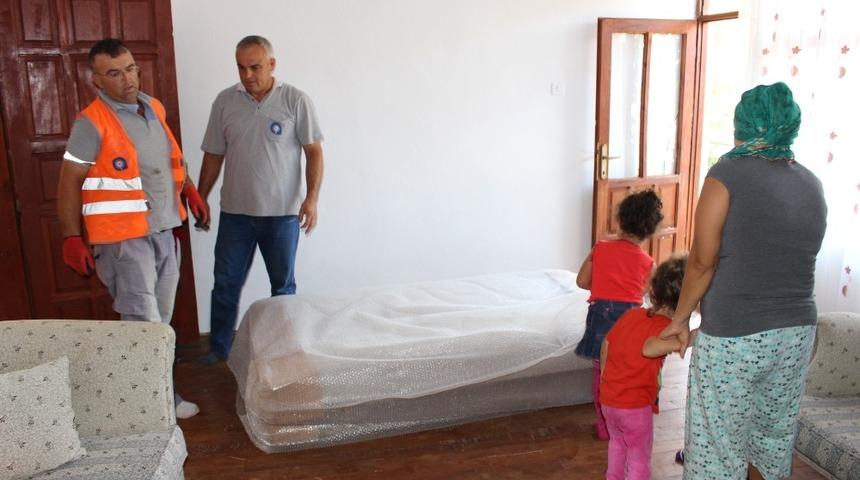 B&uuml;y&uuml;kşehir&rsquo;den eşya yardımı