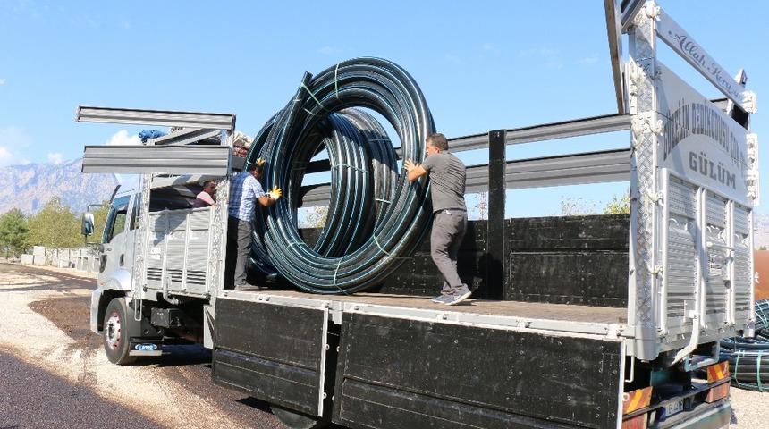 B&uuml;y&uuml;kşehir&rsquo;den sulama Kooperatiflerine destek