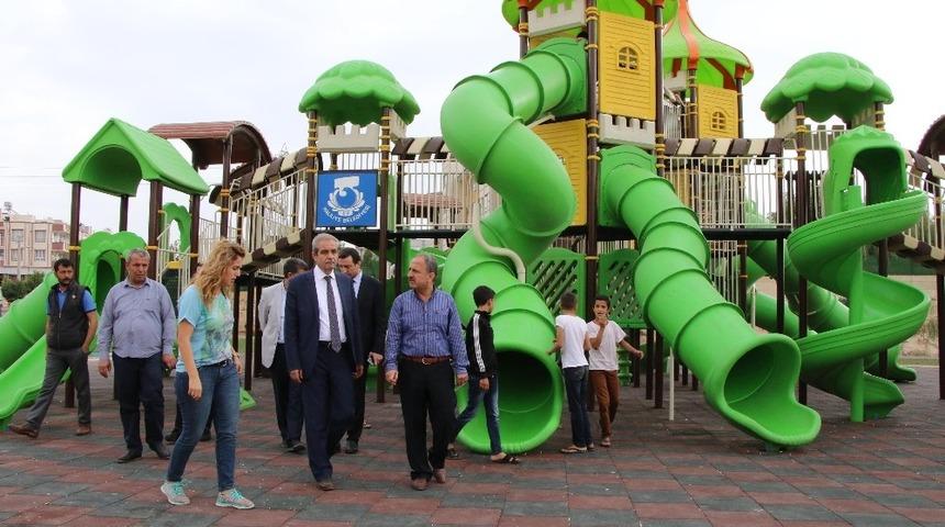 Haliliye parklarla donatılıyor