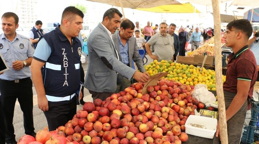 Şanlıurfa&rsquo;da pazarda fiyatlar denetlendi