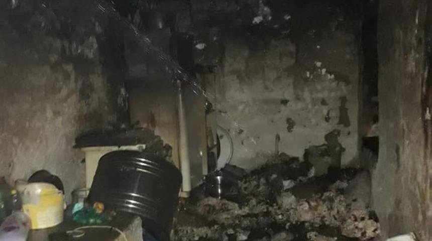 İkamet yangını paniğe neden oldu