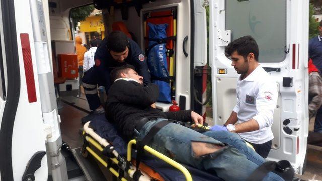Kazada özel harekat polisi yaralandı