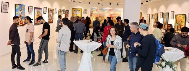 Ressam Aliyev‘in eserleri sergilendi