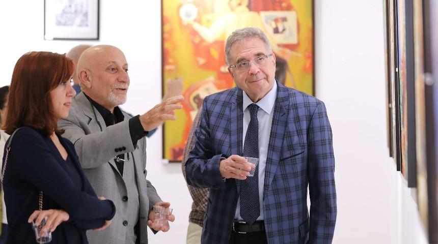 Ressam Aliyev&lsquo;in eserleri sergilendi