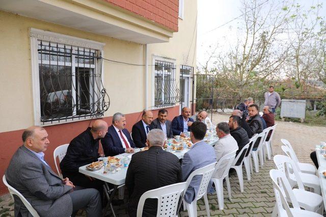 Başkan Baran, Milletvekili Işık ile köyleri gezdi