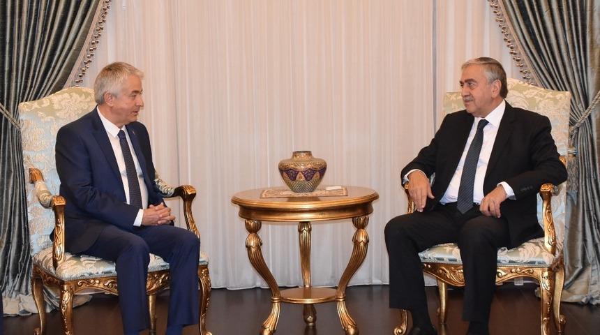 ITSO ekibini, Kıbrıs Cumhurbaşkanı ağırladı