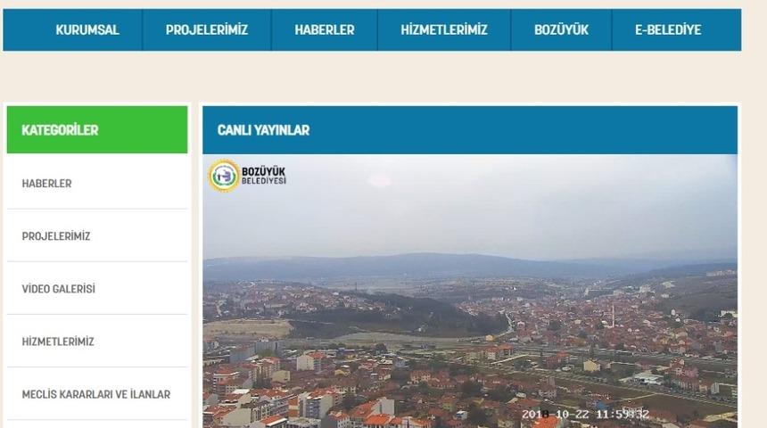 Boz&uuml;y&uuml;k Belediyesi&rsquo;nden 6 noktadan canlı yayın