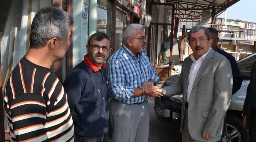 Başkan Vergili Bağ-Essan Sanayi Sitesi esnafları ile bir araya geldi