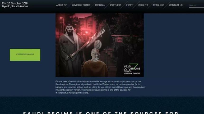 Suudi Veliaht Prens'in yatırım konferansı sitesi hacklendi