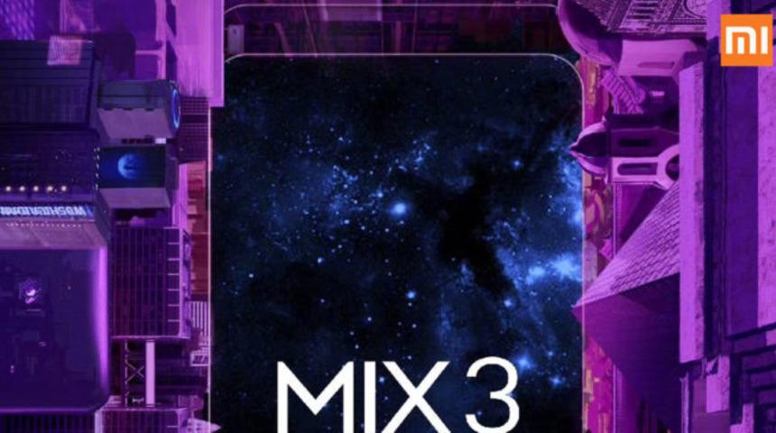 Xiaomi Mi Mix 3 y&uuml;z tanıma &ouml;zelliğiyle gelecek