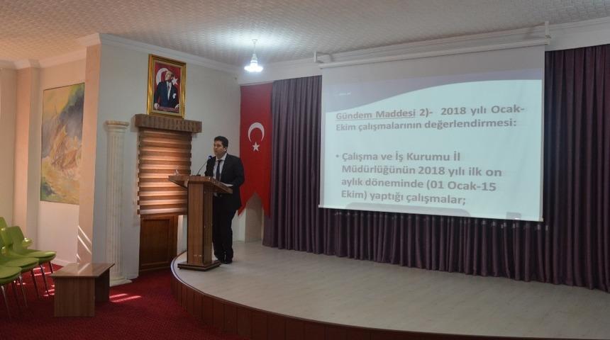 Bayburt İl İstihdam Ve Mesleki Eğitim Kurulu toplandı