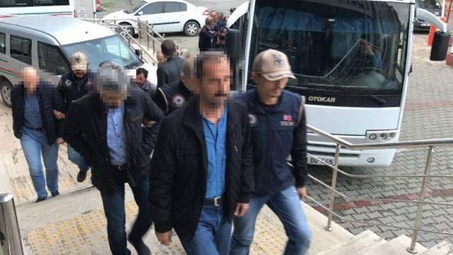 Zonguldak'ta FETÖ şüphelisi 13 kişi adliyede