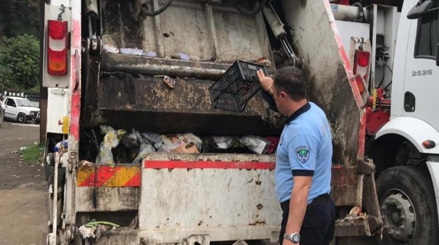 Zabıta, toplanan mantarları imha etti
