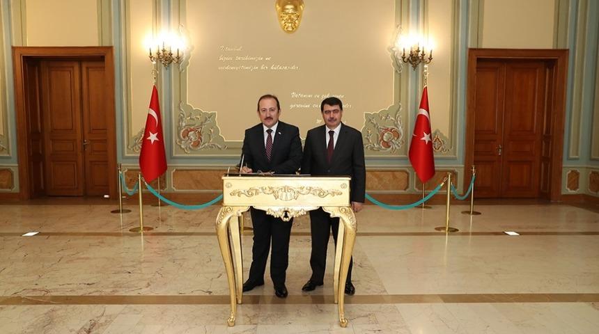 Vali Pehlivan&rsquo;dan İstanbul Valisi Şahin&rsquo;e ziyaret
