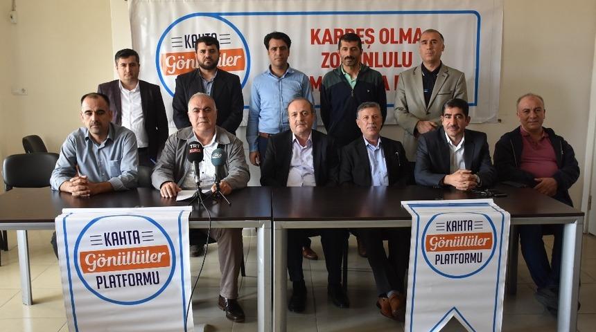 Kahta G&ouml;n&uuml;ll&uuml;ler Platformu krizi bahane eden fırsat&ccedil;ıları kınadı