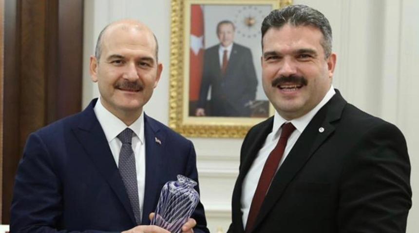 Rekt&ouml;r &Ccedil;omaklı&rsquo;dan İ&ccedil;işleri Bakanı Soylu&rsquo;ya ziyaret