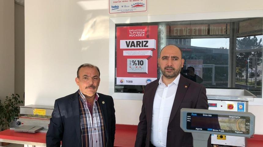Başkan Bağlamış, enflasyonla m&uuml;cadeleye destek veren &uuml;yeleri ziyaret etti