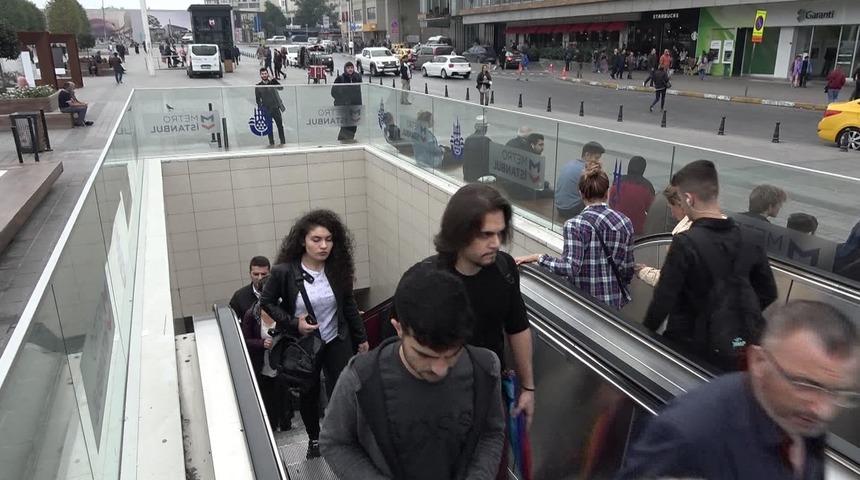 Metro seferlerinde aksama