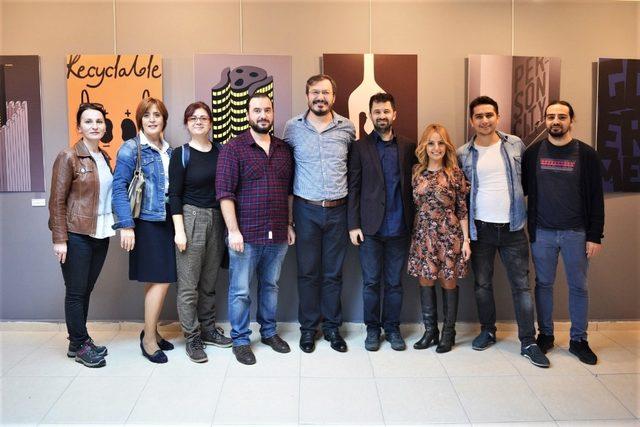 Öğretim üyesi Murat Ertürk’ün ikinci kişisel sergisi açıldı