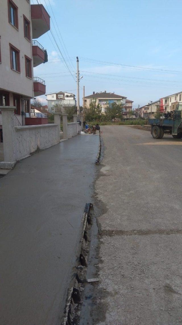 Düzce’de bazalt beton çalışmaları başladı