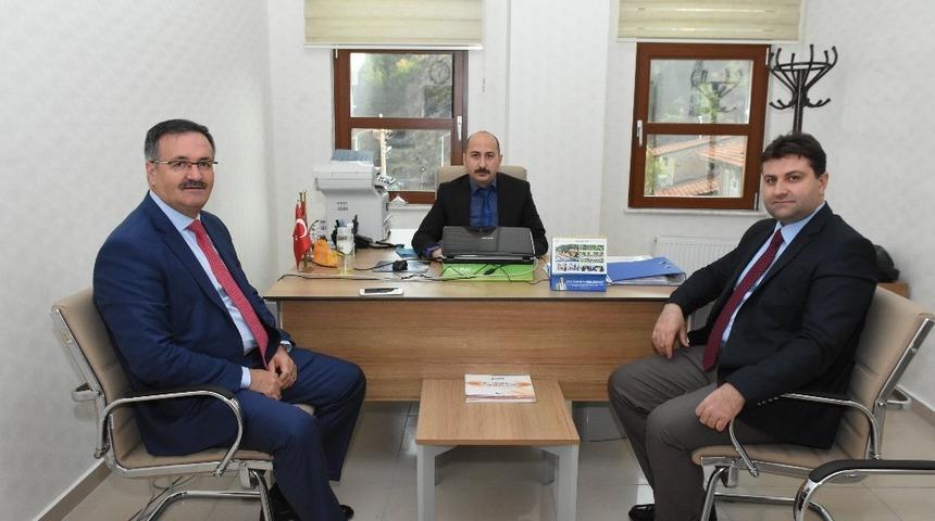 Başkan G&uuml;ney&rsquo;den KOSGEB Kızılcahamam Temsilcisi Ali Aydın&rsquo;a ziyaret