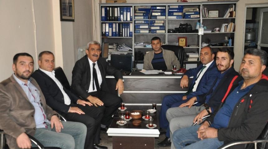 Muş ASKF heyetiden Bilicanspor Kul&uuml;b&uuml;ne ziyaret