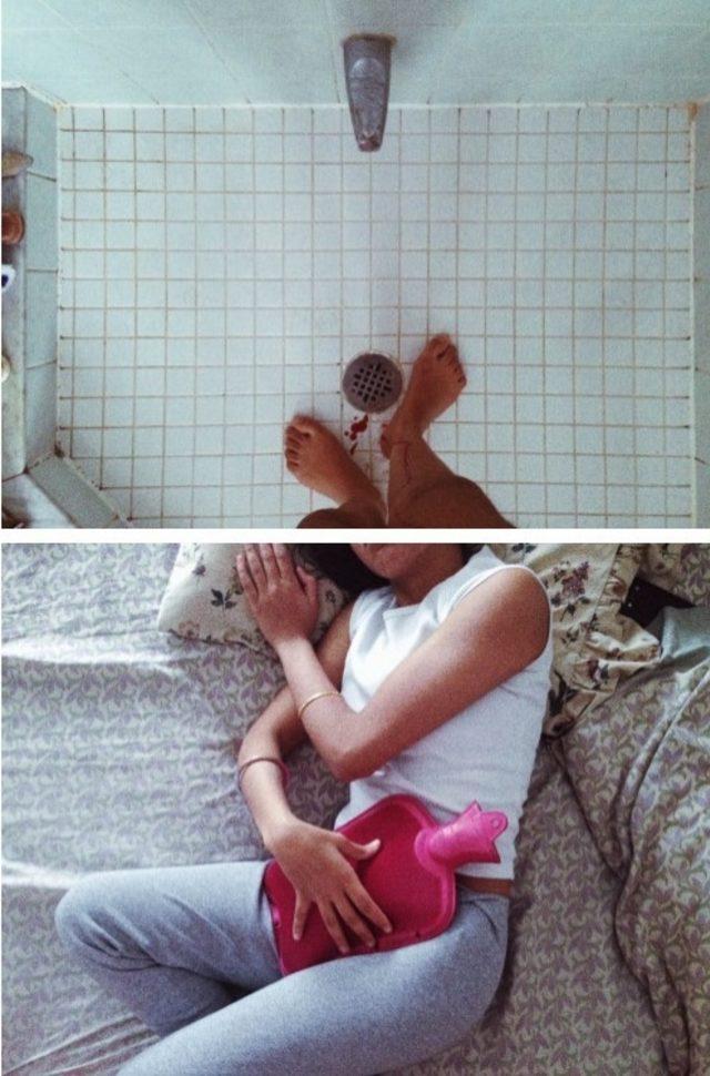 Regl D&ouml;neminde Kanlı Fotoğrafını Instagram a Koyan Kadının Savaşı 2