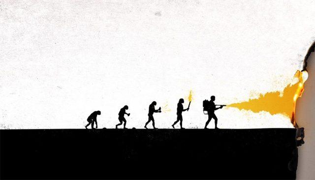 Evrimi Kullanarak İnsanı Anlatan 35 D&uuml;ş&uuml;nd&uuml;r&uuml;c&uuml; G&ouml;rsel... 1