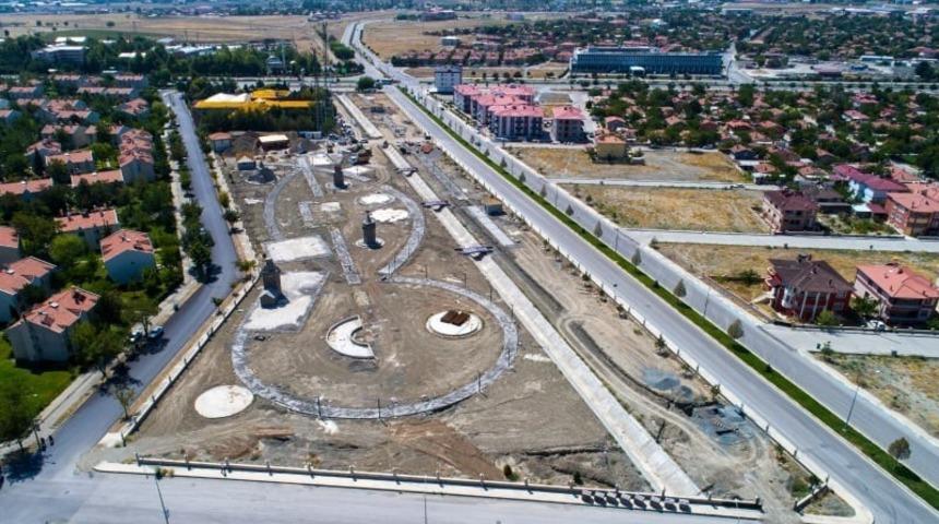 Binali Yıldırım Parkı&rsquo;nda &ccedil;alışmalar devam ediyor