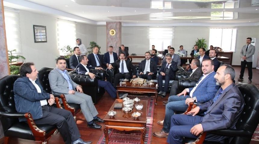 TBMM &Uuml;yesi Yaman, Başkan Bedirhanoğlu&rsquo;nu ziyaret etti