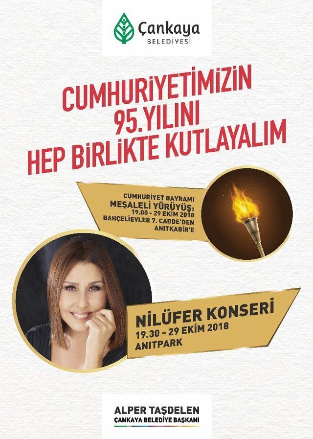 Çankaya’da Cumhuriyet coşkusu