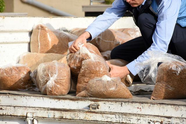 Zabıta ve polisten kaçak tütün ve sigara operasyonu