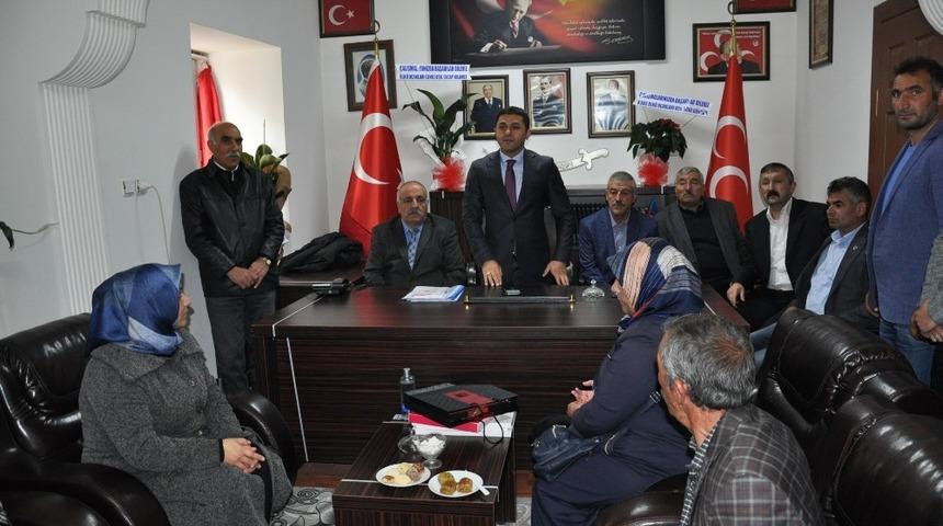 MHP Kars İl Başkanı Adıg&uuml;zel, basınla buluştu