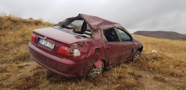 Aşkale’de trafik kazası: 1 yaralı