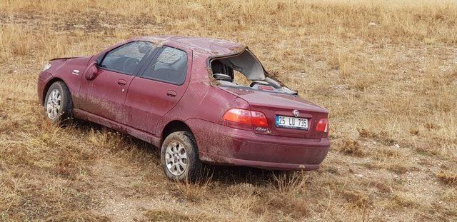 Aşkale’de trafik kazası: 1 yaralı