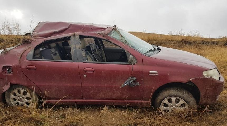 Aşkale&rsquo;de trafik kazası: 1 yaralı