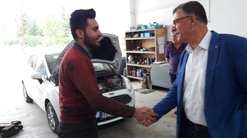 Başkan Duymuş, sanayi esnafı ile bir araya geldi