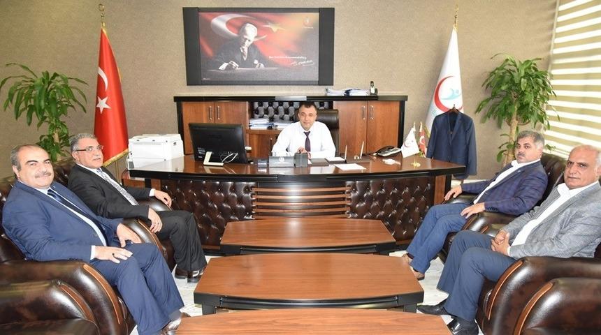 Sağlık M&uuml;d&uuml;r&uuml; S&uuml;nnet&ccedil;ioğlu&rsquo;na ziyaret