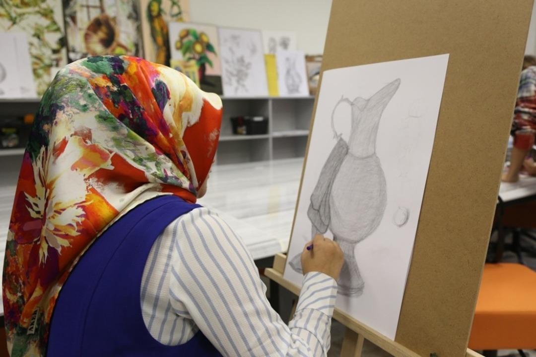 G&uuml;venevler Sanat Merkezi b&ouml;lgeye canlılık kattı