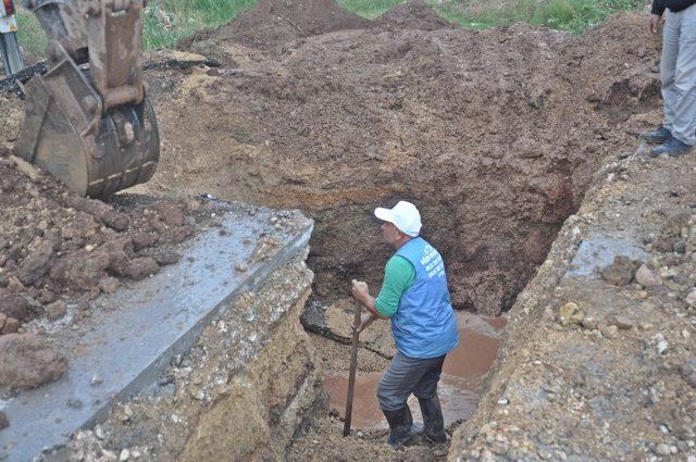 Su arızası giderildi