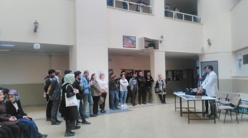 Uzm. Dr. Şahin&rsquo;den ilkyardım eğitimi